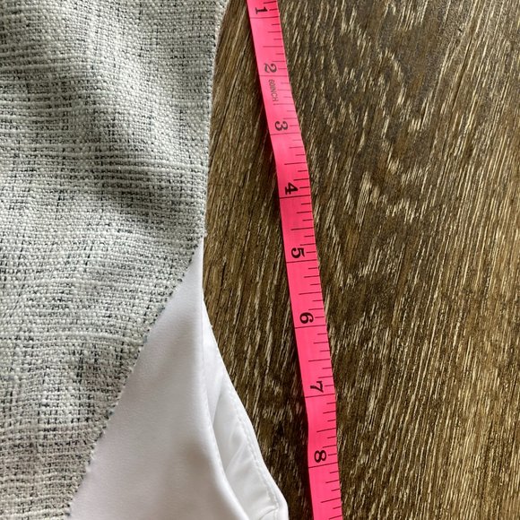 Elie Tahari Anya Mixed Media Spring Summer Business Sheath Size 8 Dress - Picture 10 of 10